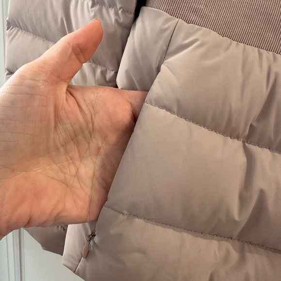 ADD Revolve Down Short Jacket Puffer Coat Blush Taupe Women’s size 8 - Picture 4 of 8